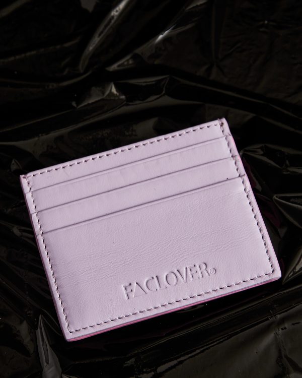 CARD HOLDER IN LILLA VITA LEATHER